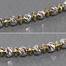 画像2: K18/K18WGブレスレット 伸縮式 3.3g (2)