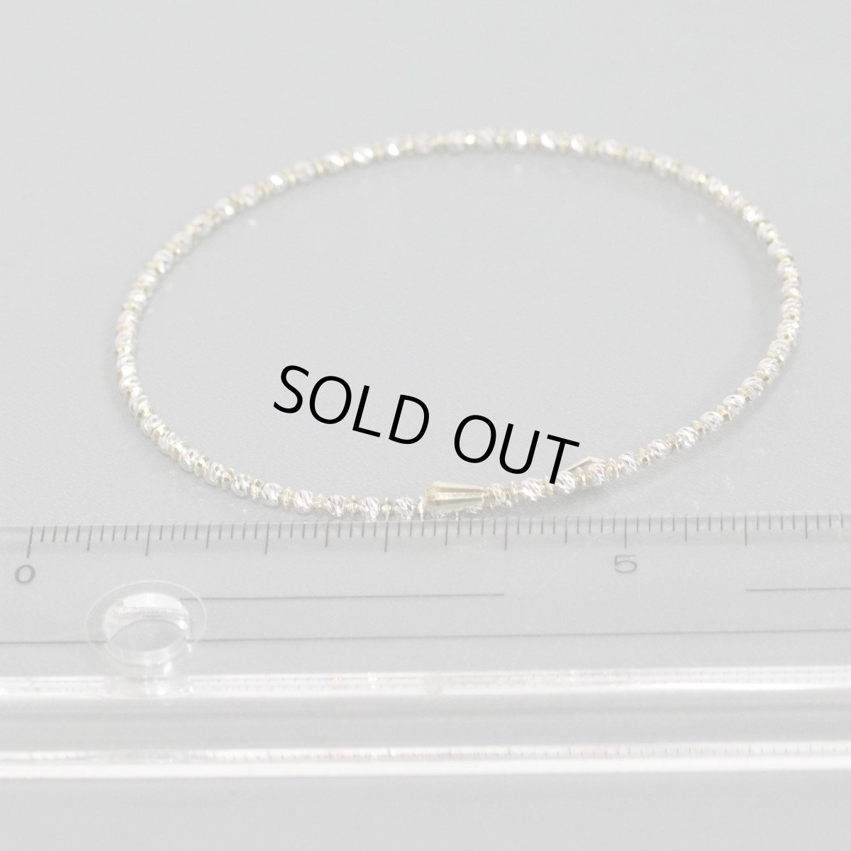 画像7: K18/K18WGブレスレット 伸縮式 3.3g (7)