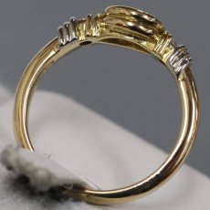 画像5: K18/Pt900ダイヤモンドリング D0.458 D0.11 4.8g #14 (5)