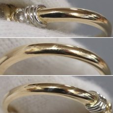 画像6: K18/Pt900ダイヤモンドリング D0.458 D0.11 4.8g #14 (6)