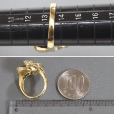 画像8: K18サファイアダイヤモンドリング S2.53 D0.57 9.4g #13 (8)