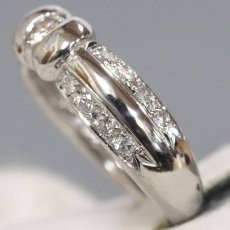 画像3: Pt900ダイヤモンドリング D0.41 4.7g #10 (3)