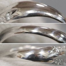 画像5: Pt900ダイヤモンドリング D0.41 4.7g #10 (5)