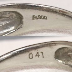 画像6: Pt900ダイヤモンドリング D0.41 4.7g #10 (6)