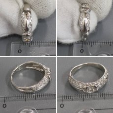 画像8: Pt900ダイヤモンドリング D0.41 4.7g #10 (8)