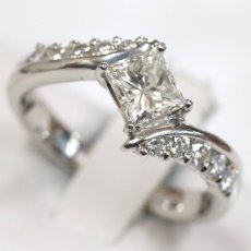 画像4: Pt900ダイヤモンドリング D0.596 D0.28 5.6g #11 (4)