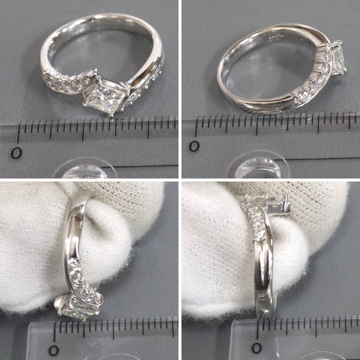 画像9: Pt900ダイヤモンドリング D0.596 D0.28 5.6g #11 (9)