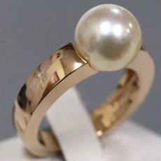 画像1: ヨンドシー K18PGパールリング 9.1mm 8.4g #12 (1)