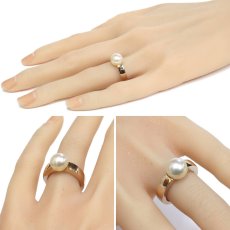 画像9: ヨンドシー K18PGパールリング 9.1mm 8.4g #12 (9)