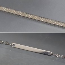 画像4: ヴァンドーム Pt850ブレスレット 2.2g 16.5cm (4)