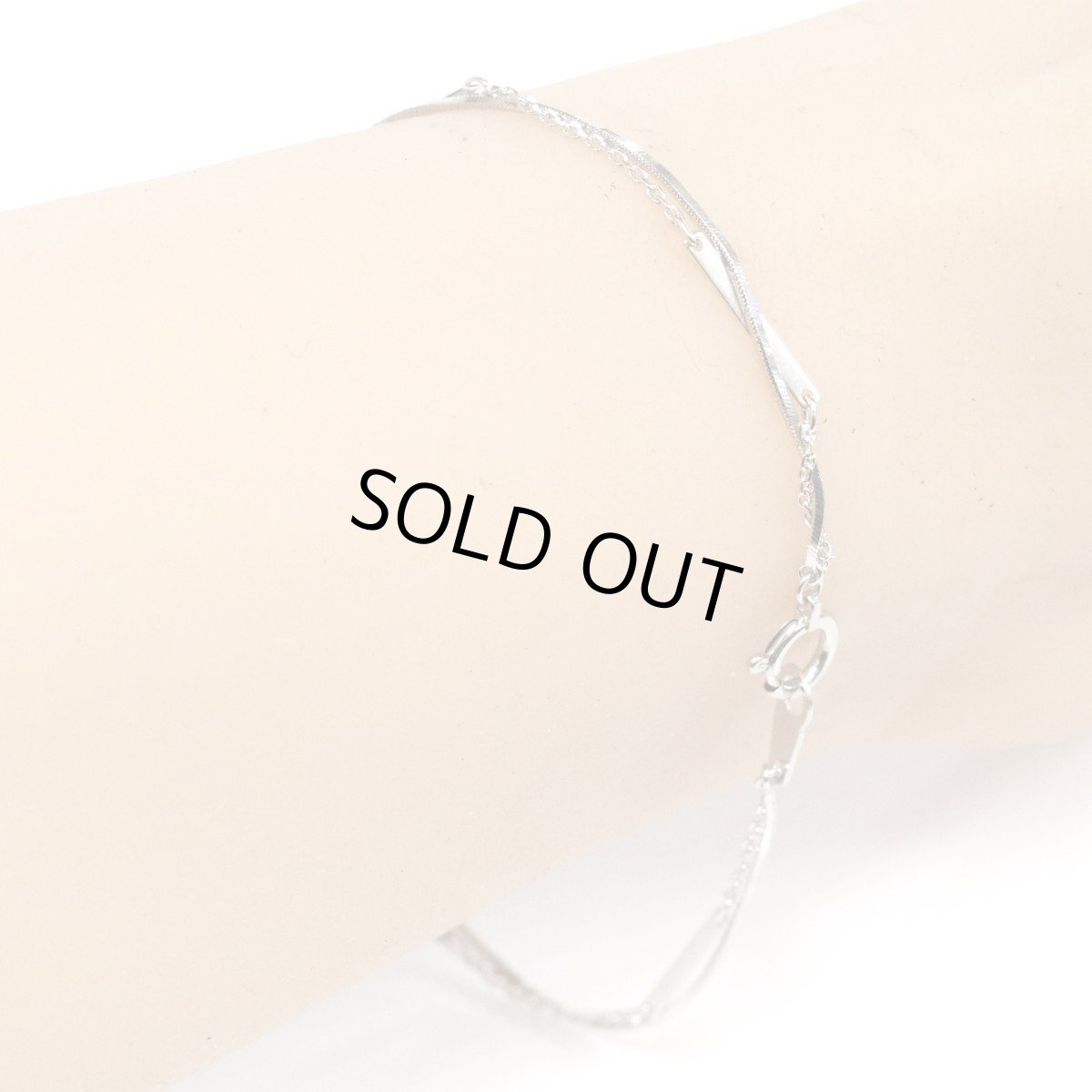 画像9: ヴァンドーム Pt850ブレスレット 2.2g 16.5cm (9)