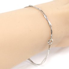 画像9: ヴァンドーム Pt850ブレスレット 2.2g 16.5cm (9)