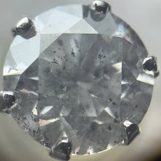 画像6: Pt900ダイヤモンドピアス D0.50×2 キャッチ込み0.9g (6)