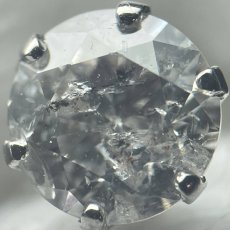 画像7: Pt900ダイヤモンドピアス D0.50×2 キャッチ込み0.9g (7)