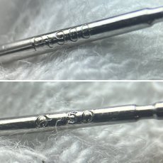 画像8: Pt900ダイヤモンドピアス D0.50×2 キャッチ込み0.9g (8)