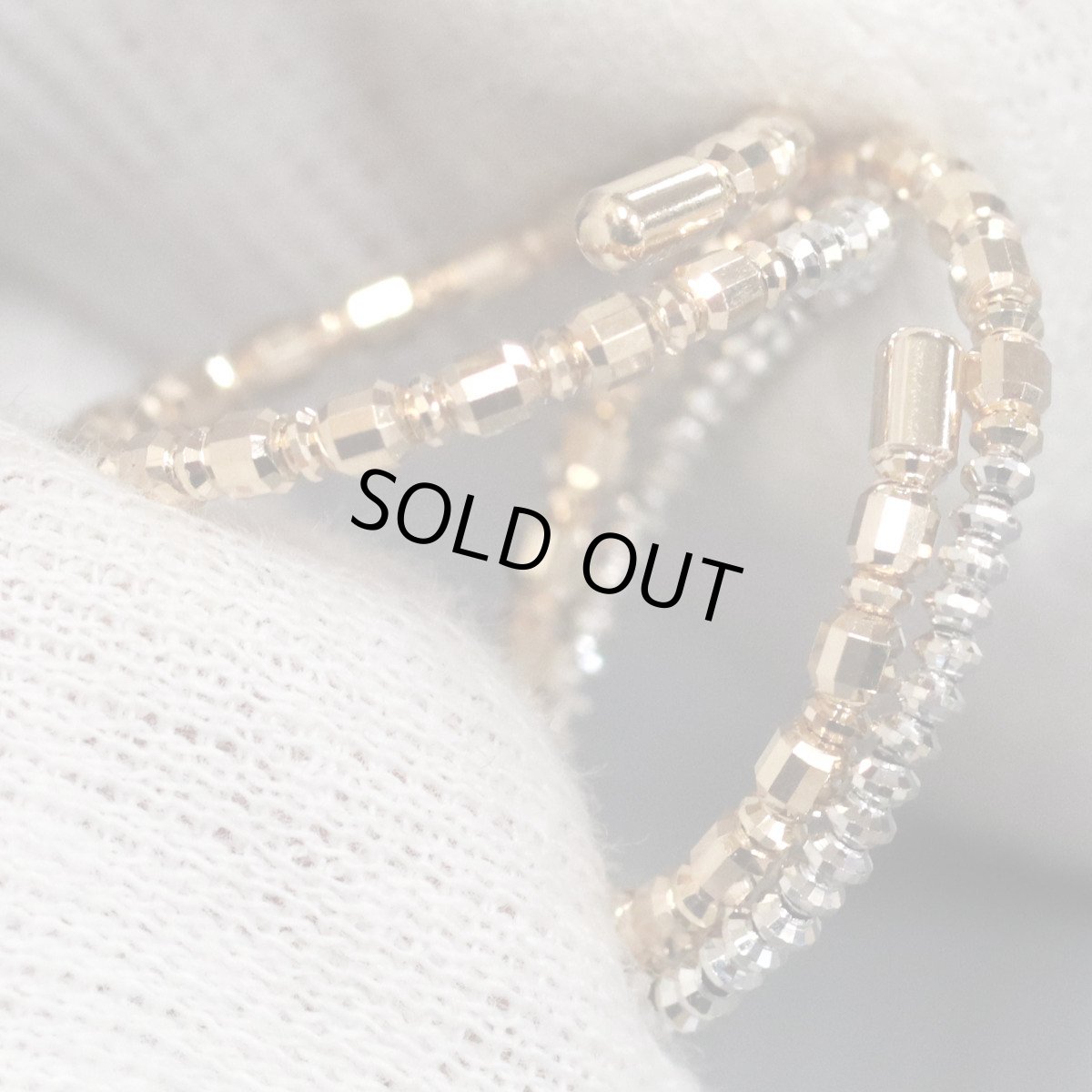 画像5: K18PG/Pt850リング 1.6g #12-15 伸縮式 (5)