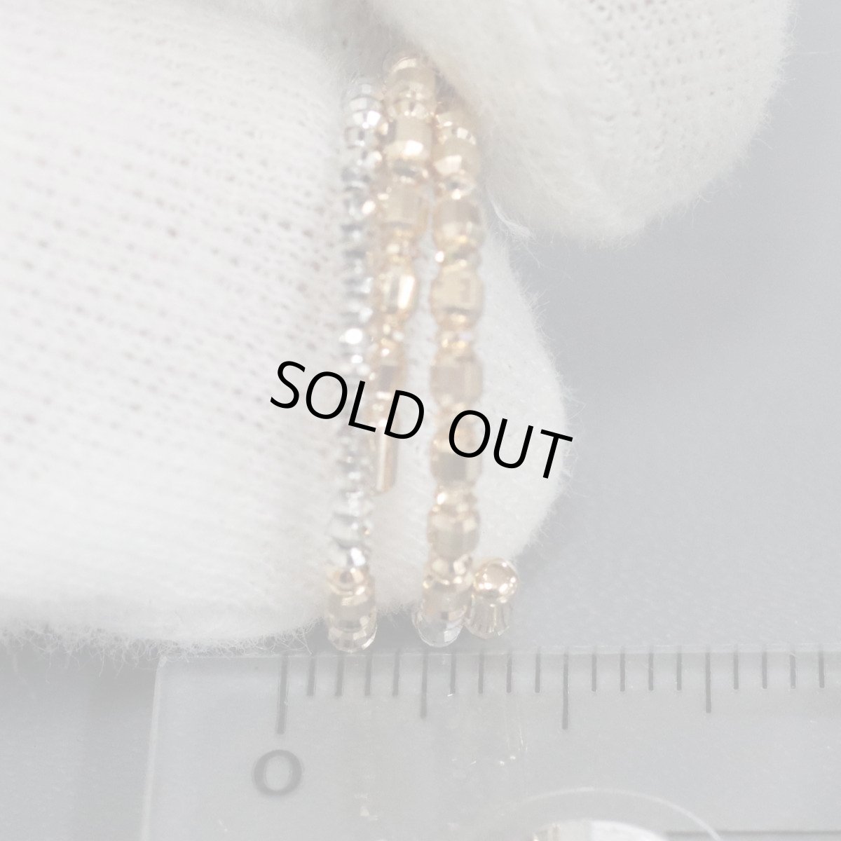 画像8: K18PG/Pt850リング 1.6g #12-15 伸縮式 (8)