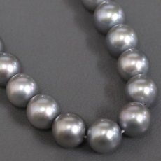 画像6: タサキ グレーパールネックレス シルバー金具 7-7.5mm 42cm (6)