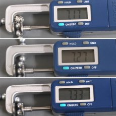 画像7: タサキ グレーパールネックレス シルバー金具 7-7.5mm 42cm (7)