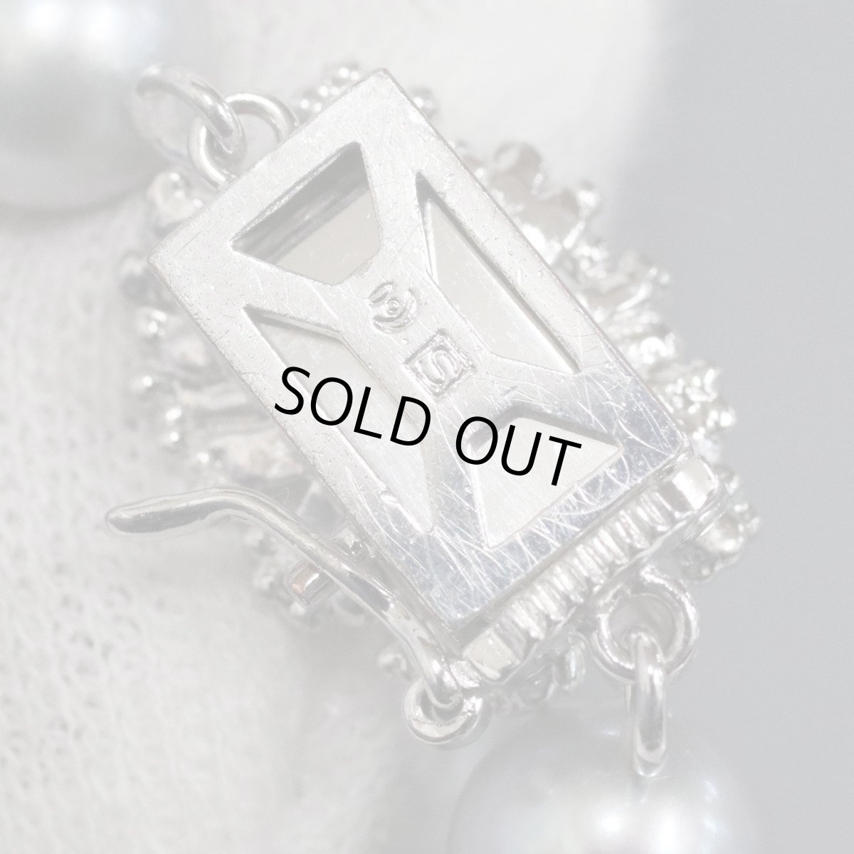 画像9: タサキ グレーパールネックレス シルバー金具 7-7.5mm 42cm (9)