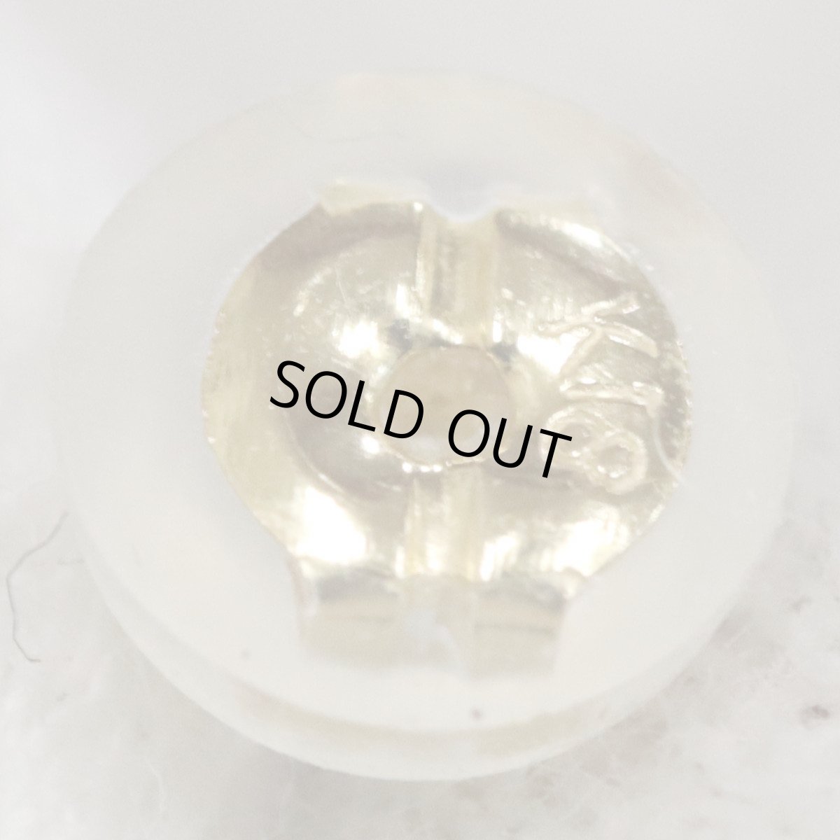 画像8: K18サンゴピアス フラワーモチーフ 3.6g (8)