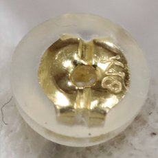 画像8: K18サンゴピアス フラワーモチーフ 3.6g (8)