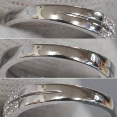 画像6: ヴァンドーム K18WGアクアマリンダイヤモンドリング D0.18 3.7g #11 (6)