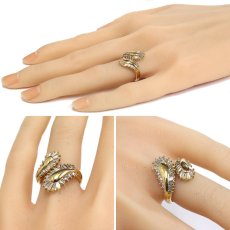 画像10: K18ダイヤモンドリング D1.29 7.1g #11 (10)