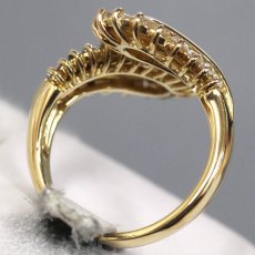 画像5: K18ダイヤモンドリング D1.29 7.1g #11 (5)