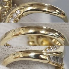 画像6: K18ダイヤモンドリング D1.29 7.1g #11 (6)