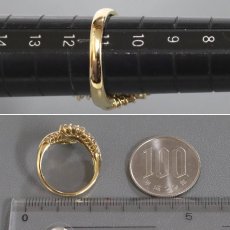 画像8: K18ダイヤモンドリング D1.29 7.1g #11 (8)