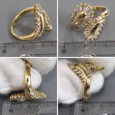 画像9: K18ダイヤモンドリング D1.29 7.1g #11 (9)