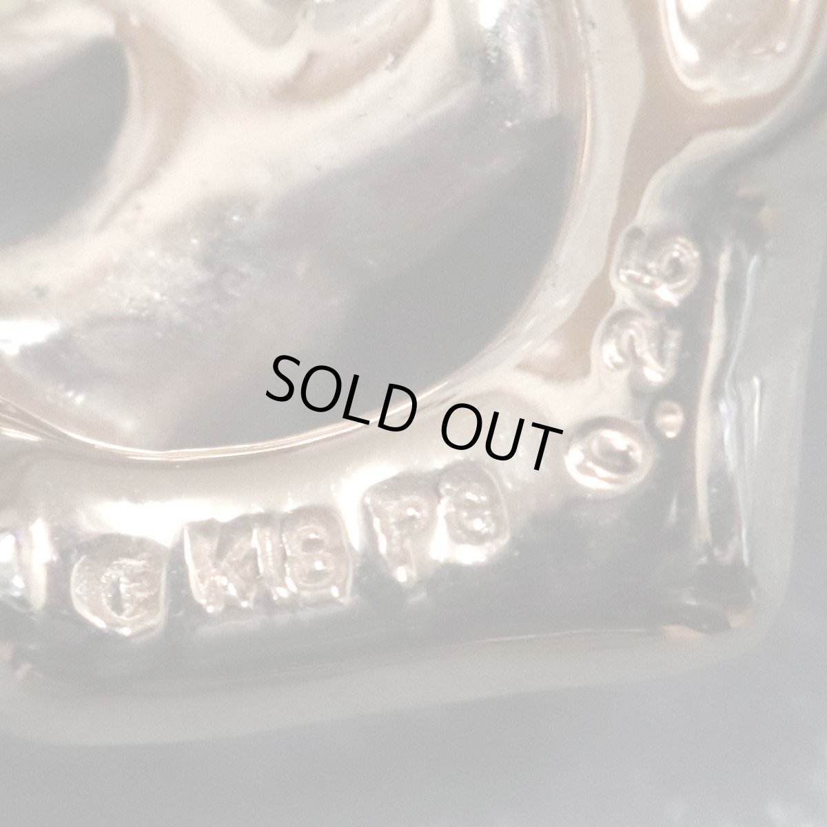 画像6: K18PGダイヤモンドペンダント フラワーモチーフ D0.25 4.7g AJ付45cm (6)