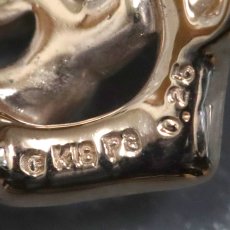 画像6: K18PGダイヤモンドペンダント フラワーモチーフ D0.25 4.7g AJ付45cm (6)