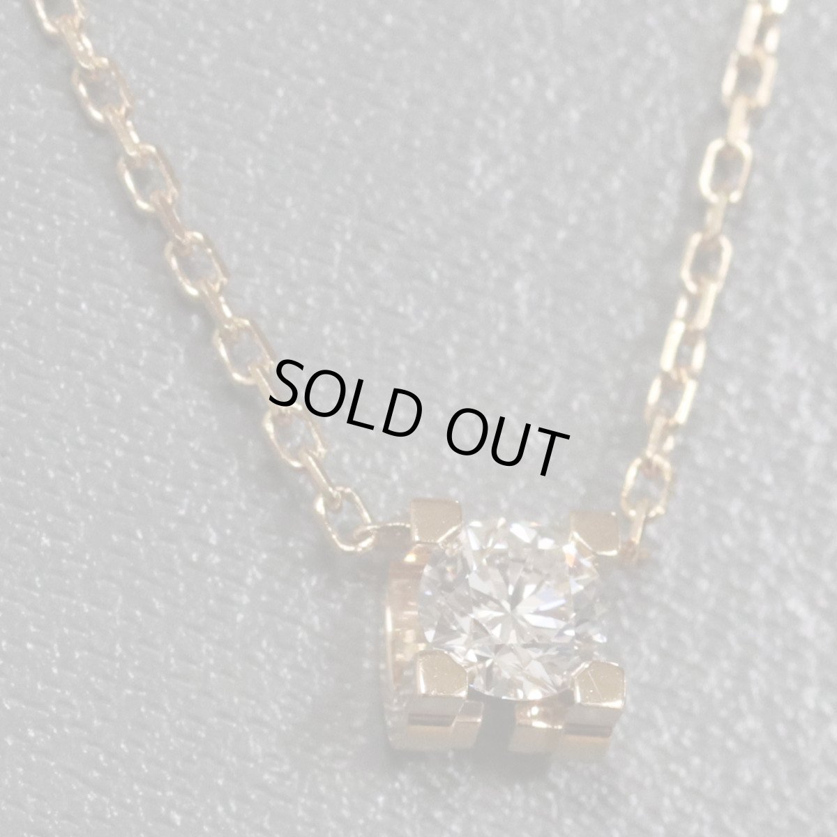 画像1: Cドゥ カルティエ ネックレス(CRN7424281)750PG D0.19 2.1g 41cm 内外箱 保証書 GIA鑑定書 (1)