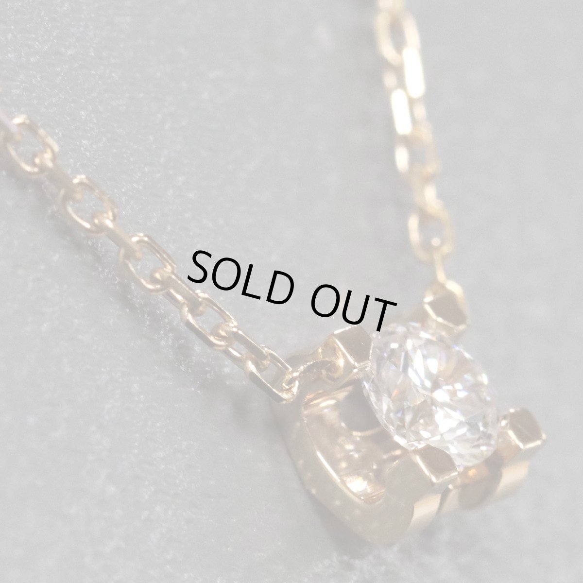 画像2: Cドゥ カルティエ ネックレス(CRN7424281)750PG D0.19 2.1g 41cm 内外箱 保証書 GIA鑑定書 (2)