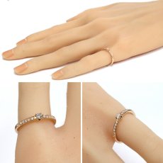 画像10: ヨンドシー K18PGダイヤモンドリング 2.2g #8 (10)