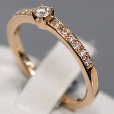 画像2: ヨンドシー K18PGダイヤモンドリング 2.2g #8 (2)