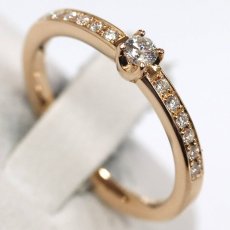 画像4: ヨンドシー K18PGダイヤモンドリング 2.2g #8 (4)