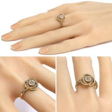 画像10: K18ダイヤモンドリング D0.50 2.7g #16 (10)