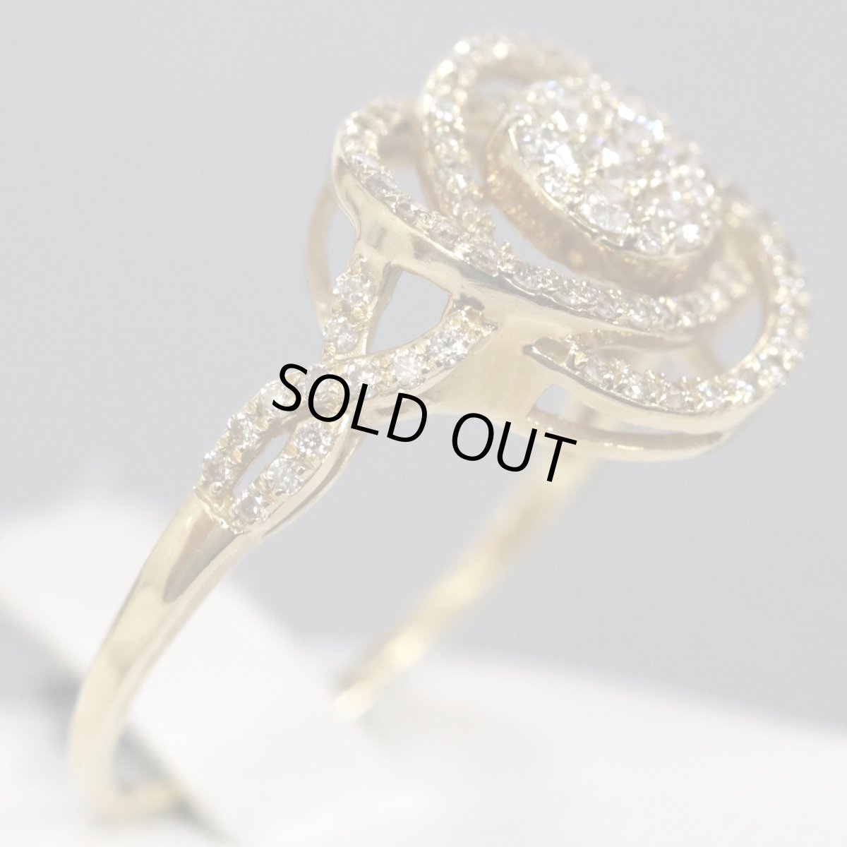 画像3: K18ダイヤモンドリング D0.50 2.7g #16 (3)