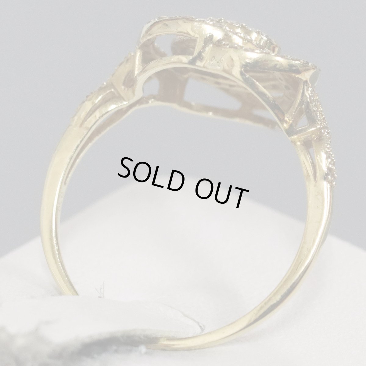 画像5: K18ダイヤモンドリング D0.50 2.7g #16 (5)