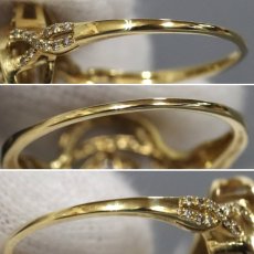 画像6: K18ダイヤモンドリング D0.50 2.7g #16 (6)