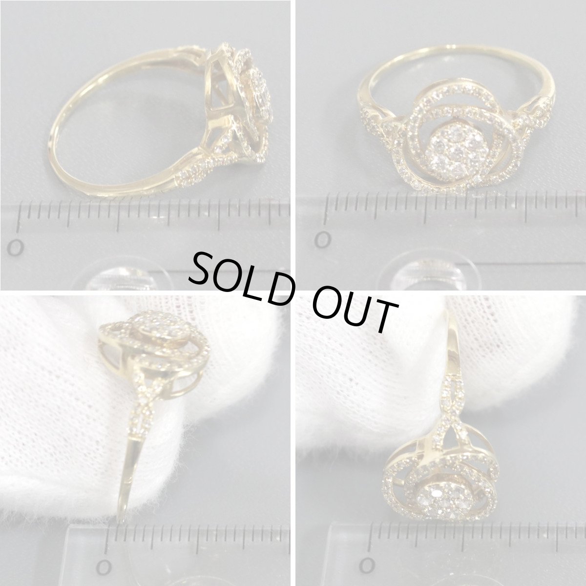 画像9: K18ダイヤモンドリング D0.50 2.7g #16 (9)