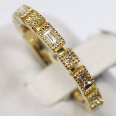 画像4: K18ダイヤモンドリング D0.30 2.9g #9 (4)