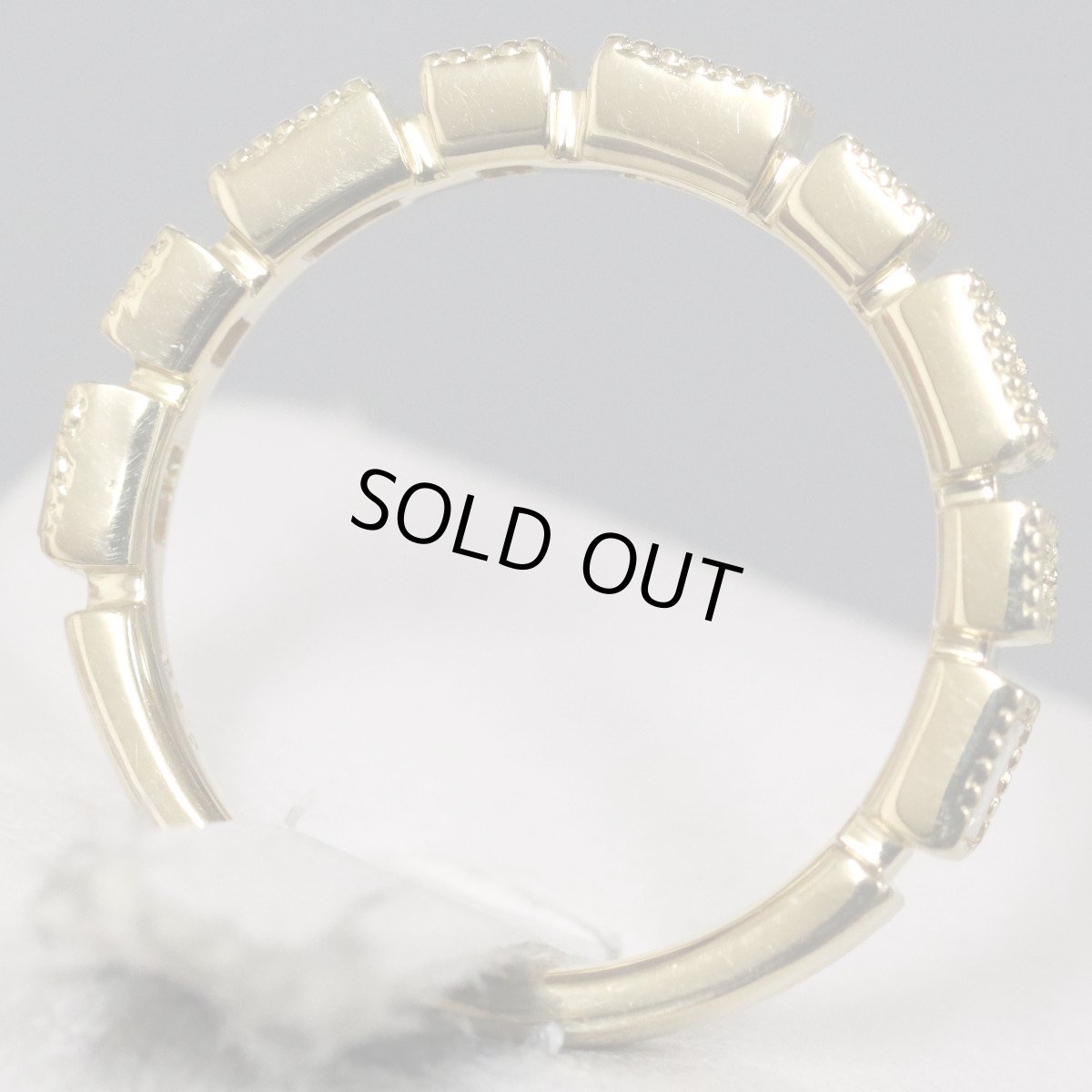 画像5: K18ダイヤモンドリング D0.30 2.9g #9 (5)