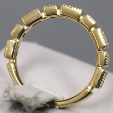 画像5: K18ダイヤモンドリング D0.30 2.9g #9 (5)