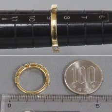 画像8: K18ダイヤモンドリング D0.30 2.9g #9 (8)