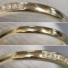 画像6: K18ダイヤモンドリング D0.197 D0.18 3.8g #12.5 ソーティング (6)