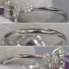 画像6: Pt900非加熱パープルサファイアダイヤモンドリング S2.179 D0.80 5.0g #11 GIA鑑別書 ソーティング (6)